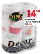 Dinu Roller Towels Assorted-2's Each