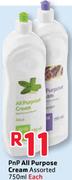 Pnp All Purpose Cream Assorted-750ml Each