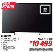 Sony 47" LED TV KDL47R500A 3D