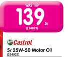 Castrol 5L 25W-50 Motor Oil