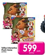 Toffee Interactive Plush Horse-Each