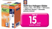 46W Eco Halogen Globe