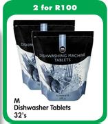 M Dishwasher Tablets-2x32's
