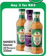 Nando's Sauces(All Flavours)-2x250ml