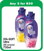 Sta-Soft Ultra(All Variants)-2x750ml