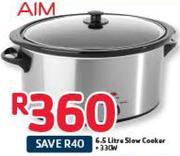 Aim 6.5L Slow Cooker 330W