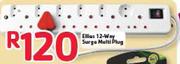 Ellies 12 Way Surge MultiPlug