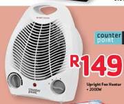Counter Point Upright Fan Heater 2000W