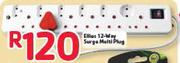 Ellies 12 Way Surge MultiPlug