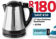 1.7L Stainless Steel Kettle 2000W