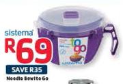 Sistema Noodle Bowl To Go