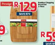 Prestige 3-Piece Bamboo Chopping Board Set