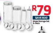 8-Piece Glass Storage Set