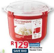 Sistema Microwave Rice Steamer-4L
