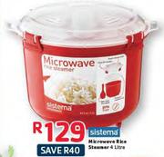 Sistema Microwave Rice Steamer-4L