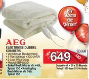 Aeg Elektriese Dubbel Kombers 