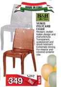 H&H Collection Venus Polycarb Chair-Each