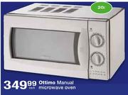 Ottimo Manual Microwave Oven-20 Ltr