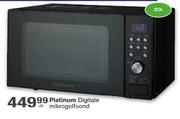 Platinum Digitale Mikrogolfoond-20 Ltr