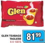 Glen Teabags Tagless-6x100's