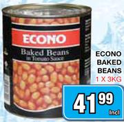 Econo Baked Beans-1x3Kg
