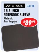 Dixon 15.6 Inch Notebook Sleeve EL01-156
