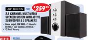 Dixon 2.1 Channel Multimedia Speaker System With Active Subwoofer & 2 Speakers CS02