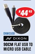 Dixon 90cm Flat USB To Micro USB Cable DXMICUSB