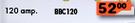 Booster Cables 120amp. BBC120