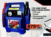 12V Jump Start And Power Supply