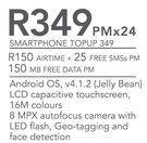 LG G Pro Lite- On Smartphone Topup 349