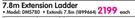 Gravity 7.8m Extension Ladder DMS780