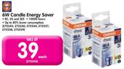 6W Candle Energy Saver-Each