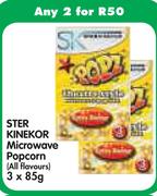 Ster Kinekor Microwave Popcorn(All Flavours)-2x3x85g