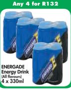 Energade Energy Drink(All Flavours)-4x330ml