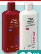 Wella Pro Series Sjampoe/Opknapper Verskeidenheid-500Ml