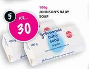 Johnson's Baby Soap-5x100g