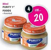 Purity 1st Foods Assorted-4x80ml