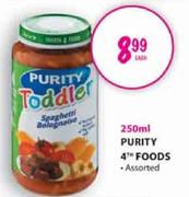 Purity 4th Foods Assorted-250ml