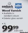 Embark 1L Wood Varnish
