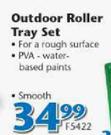 Mica Outdoor Roller Tray Set Smooth F5422