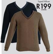 Tipped Pullover-220580