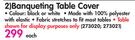 Banqueting Table Cover-Each