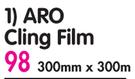  Aro Cling Film-300mm x 300m