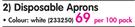 Aro Disposable Aprons-Per 100 Pack