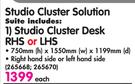 Studio Cluster Desl RHS Or LHS-Each