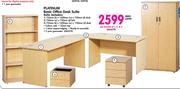 Platinum Basic Office Desk Suite-Per Bundle Of 1,2 & 3
