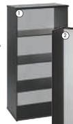 Studio 4 Tier Bookcase-Each