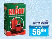 Kloof Coffee Ground-16 x 60g