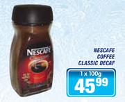 Nescafe Coffee Classic Decaf-1 x 100g